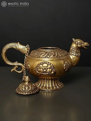 12" Brass Camel Design Kettle