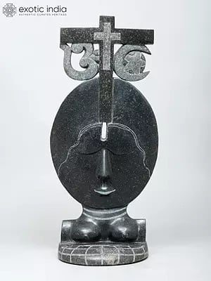 24" Sarva Dharma Sambhavana | Granite Stone Statue | Made In Orissa