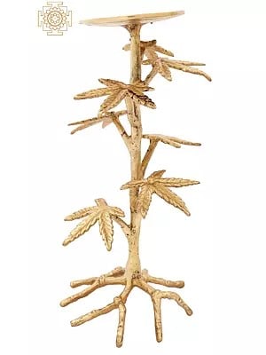 Brass Tree Candle Stand