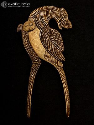 5" Designer Nut Cracker/Sarota in Brass