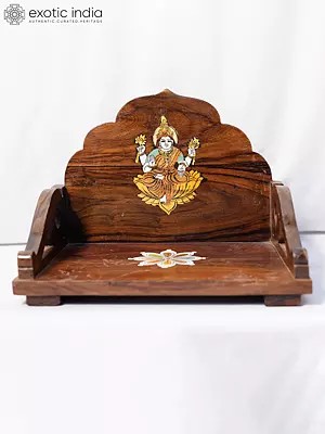 11" Lakshmi Design Mandasana For Home | Handmade Rosewood Home Decor Item