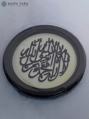 8" Decorative Wood Plate For Wall | Handmade Rosewood Home Decor Item