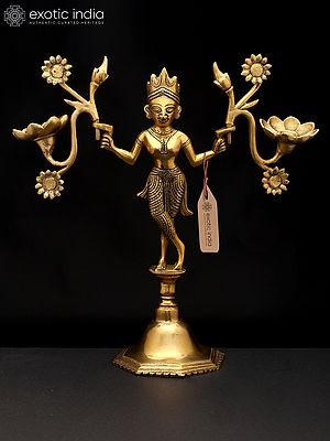 12" Mythical Grace with Radiant Bloom | Candle Holder | Home Decor