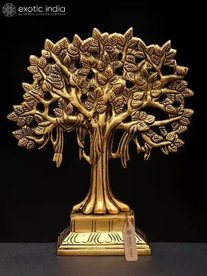 8" Brass Tree of Life | Table Decor