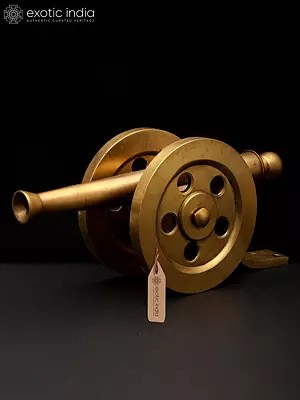 9" Historic Firepower - Decorative Brass Cannon | Collectible Item | Table Decor
