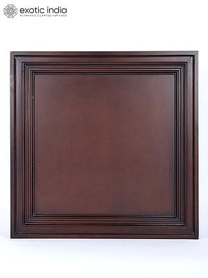 19" Wall Hanging Square Frame in Wood