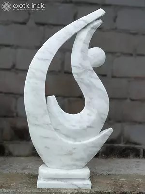 Grace in Motion: Marble Statue