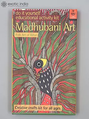 DIY Colouring Folk Art Kit Madhubani Painting | Educational Activity Craft Kit