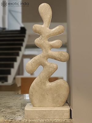52" Stage of Growth | Abstract Modern Art Statue | Marble | Excellent Indian Art