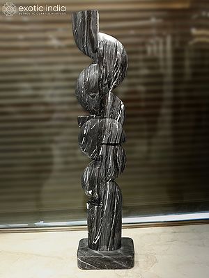 71" Balance in Chaos | Abstract Modern Art | Marble | Exquisite Indian Art