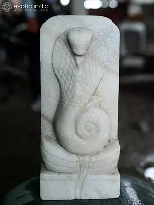 12" The King Cobra - Snake | Modern Art Stone Sculpture | Exquisite Indian Art