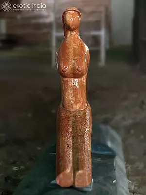 25" Lady Figure | Abstract Modern Art Stone Statue | Exquisite Indian Art