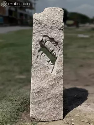 93" Eternal Bond of Couple | Modern Art Stone Statue | Exquisite Indian Art