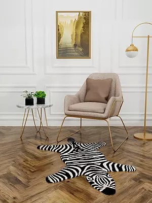 Zebra Yogic Asana Mat