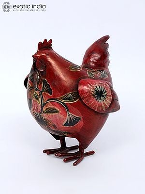 8" Hand-Painted Hen | Table Decor