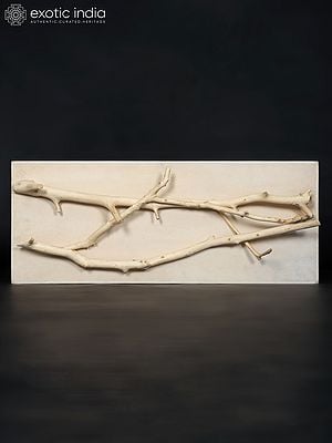 36" Wood Framed Decorative Twig Wall Art | Home Decor