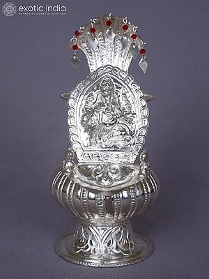 Buddhist Ritual Pure Silver Thapi Sukunda From Nepal