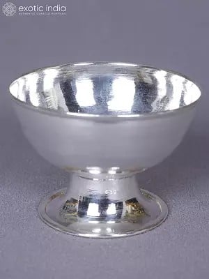 Decorative Pure Silver Kitchen Bowl From Nepal | Kitchen And Dining Utensils