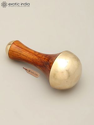 4" Kansa Wand Face Massager - Detoxification & Deep Relaxation Massage Tool