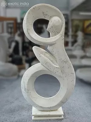 60" Abstract Modern Art | Marble Sculpture | Exquisite Indian Art