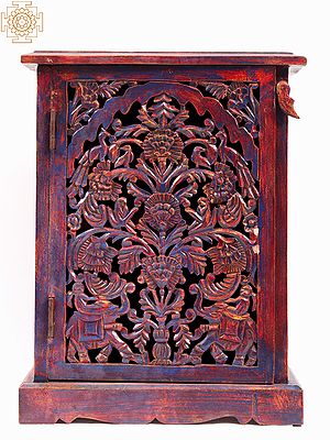 19" Wooden Arabesque Cabinet