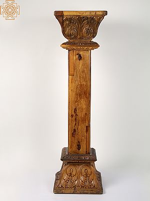 41" Large Wooden Stand/Pedestal