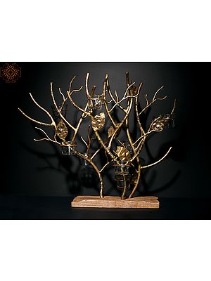 Tree of Life with Candle Glass