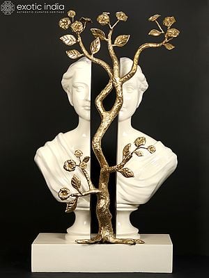 56" The Natural Life of Man | Modern Art Sculpture | Brass and Resin