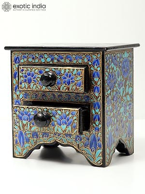 6" Hand-Painted Wood Chest of Drawers