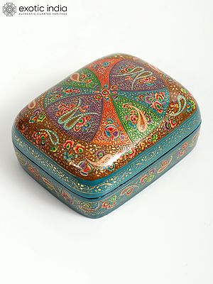 Gift Box With Superfine Work - Papier Mache | Hand Painted