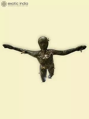 65" Brass Idol Of Flying Lady Figure For Roof