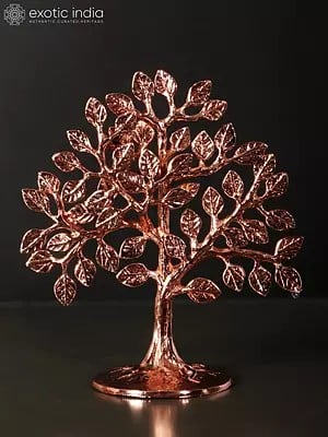 7" Small Tree of Life | Brass with 24 Karat Rose Gold Plating