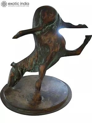 13" Attractive Egoistic Horse Statue Of Bronze | Bronze Idol
