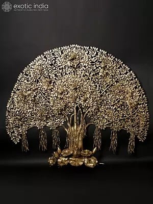 64" Large Size Tree of Life with Perched Birds | Wall Hanging