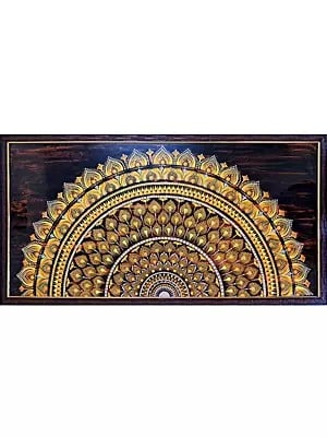 Goddess Crown | Acrylic On Mdf Board | Wood Panel