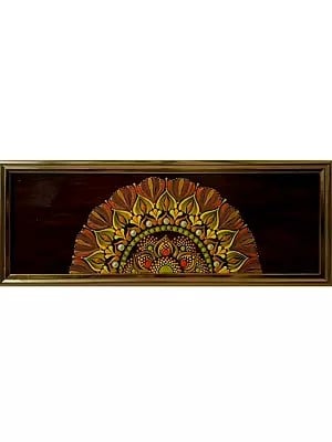 Nurturing Mandala Art Wall | Acrylic On Mdf Board | Wood Panel