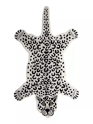 Leopard Shaped Handmade Yogic Asana Mat from Mirzapur