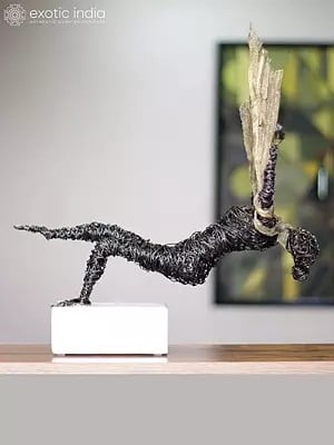 Fly To Air- Wire Art | Handmade Sculpture | For Table Decor