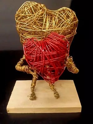 Loving Heart Wire Art | Skipping Rop | Wire Art