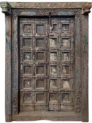 82" Large Handcrafted Entrance Door | For Home