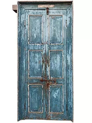 78" Large old Traditional Wood Door
