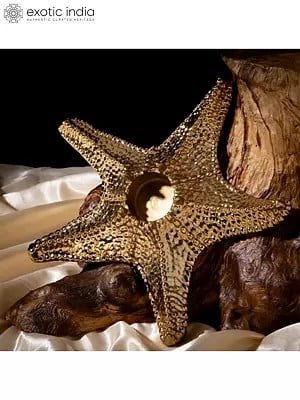 8" Starfish Candle Holder For Home Decor | Decorative Aluminum Candle Stand