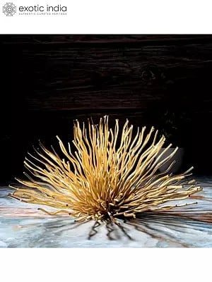 9" Iron Sea Urchin Decorative Item For Home | Home Decor