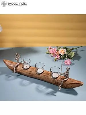 22" Attractive Ferry Tealight Holder | Candle Stand for Home Decor