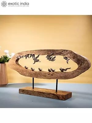 25" Beautiful Flying Birds Table Accent | Home Decor Gift
