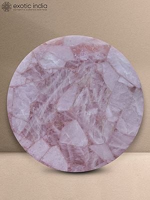 36" Large Rose Agate Stone Table Top | For Coffee Table