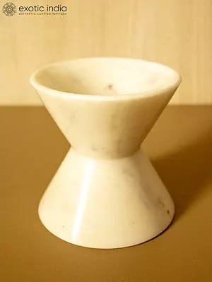 3" Small Dumroo Vase In Marble | Home Decor Vase