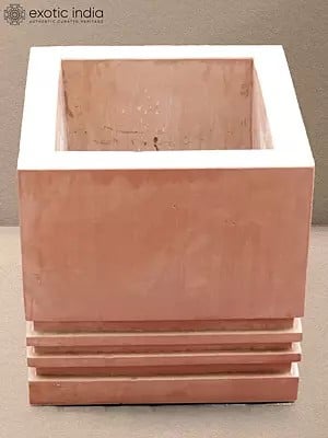 16" Planter | Pink Sandstone