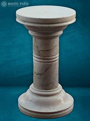 30” Stand In Italian Marble | Handmade | Home Décor