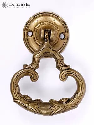 4" Designer Brass Door Knocker